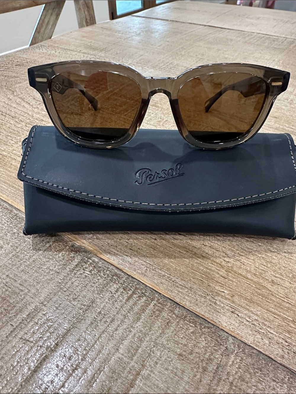 Persol Raen Myles Ghost Men's Brown Polarized Sunglasses 53/19-145